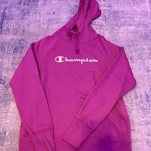Pink Champion hoodie